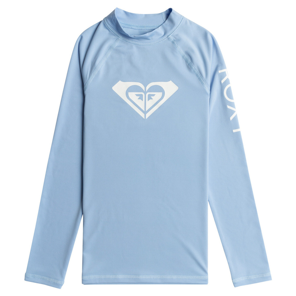 Vêtements Fille T-shirts manches longues Roxy Whole Hearted Bleu
