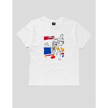 Vêtements Homme T-shirts Marrone manches courtes New Balance  Blanc