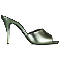 Chaussures Femme Saint Laurent pointed-toe slingback pumps Saint Laurent LA 16 Mules Vert