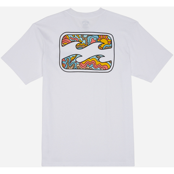 Vêtements Garçon T-shirts & Polos Billabong Crayon Wave Blanc