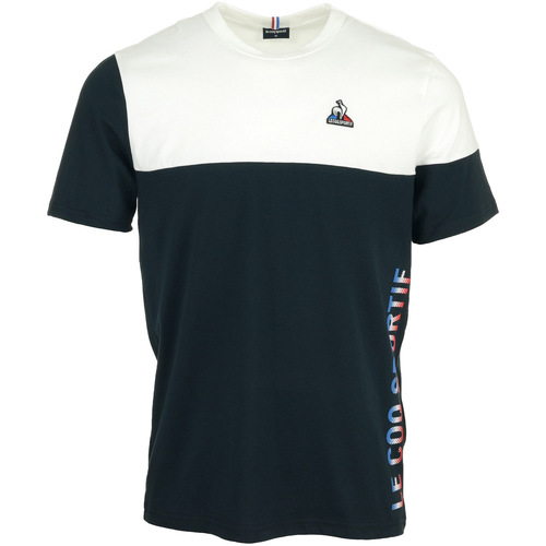 Vêtements Homme T-shirts manches courtes Le Coq Sportif Tri Tee Ss N°3 Blanc