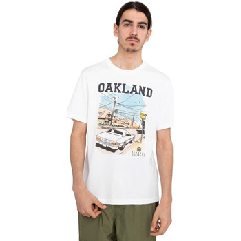 Vêtements Homme T-shirts & Polos Element Oakland Worldwide Blanc