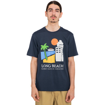 Vêtements Homme T-shirts & Polos Element Long Beach Worldwide Bleu