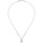 Montres & Bijoux Femme Colliers / Sautoirs Cleor Collier en argent 925/1000 et perle de synthèse Argenté