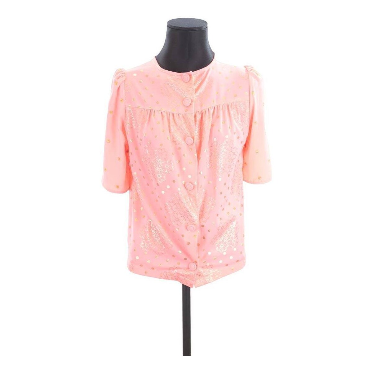Vêtements Femme Débardeurs / T-shirts Argyle-Muster sans manche Manoush Blouse Rose