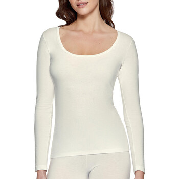 Vêtements Femme T-shirt Col V Homme Bio Impetus Premium Wool Blanc