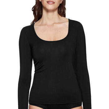 Vêtements Femme T-shirts manches longues Impetus Premium wool Noir
