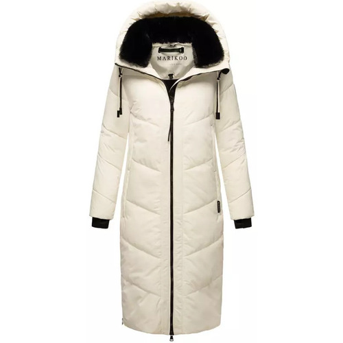 Marikoo Manteau d'hiver matelassé pour femme NADAREE XVI Blanc - Vêtements  Manteaux Femme 129,95 €