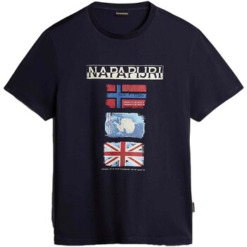 Vêtements Homme T-shirts & Polos Napapijri T-Shirt  S-Gorfou Bleu
