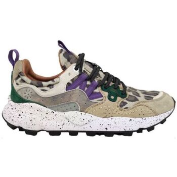 Chaussures Baskets mode Flower Mountain Yamano Suede Pony Nylon Femme Grey/Ice Gris