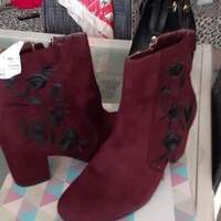 Chaussures Femme Boots Sans marque Bottine chauss expo taille 39 neuf Bordeaux