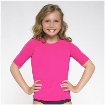 Vêtements Fille sleeve polo-shirts men usb T Shirts 7 Kids Uv Line Classics Rose