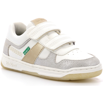 Chaussures Fille Baskets basses Kickers Kalido Blanc