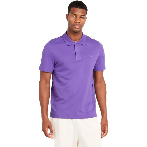 Lacoste Polo violet homme Violet - Vêtements Polos manches courtes Homme  95,00 €
