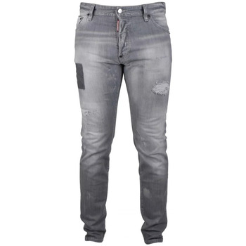 Vêtements Homme Jeans Dsquared kiko kostadinov contrast panel wide leg trousers item Gris
