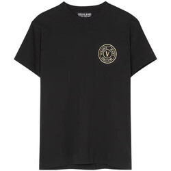 Vêtements Homme T-shirts & Polos Versace JEANS Simone Couture T-shirt  Noir Noir