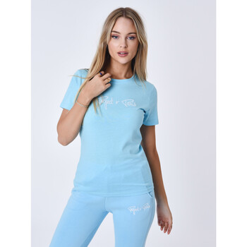 Vêtements Femme T-shirts & Polos Project X Paris Tee Shirt F221121 Bleu