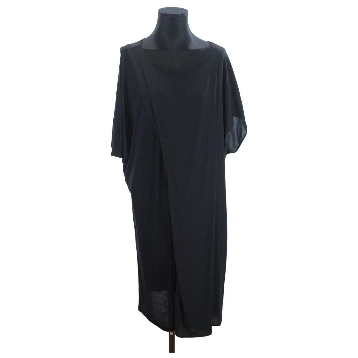 Vêtements Femme Robes Vintage Robe en soie Noir