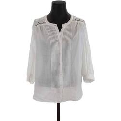 Vêtements Femme Débardeurs / T-shirts sans manche Gerard Darel Blouse en coton Blanc