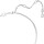Montres & Bijoux Femme Colliers / Sautoirs Swarovski Collier  Cross pavé Blanc