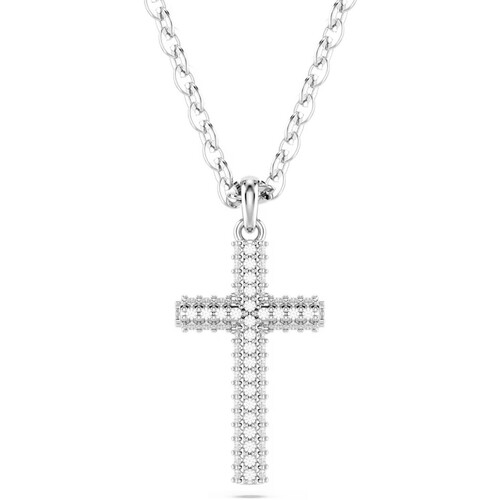 Pendentif En Y Femme Colliers / Sautoirs Swarovski Collier  Cross pavé Blanc