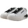 Chaussures Femme Multisport Love Moschino Sneaker Donna Bianco Nero JA15254G1IIDB10A Blanc