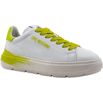 Chaussures Femme Bottes Love Moschino Sneaker Donna Bianco Lime JA15254G1IIDB10D Blanc