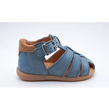 Chaussures Garçon Argo 4034b E G Babybotte SANDALES  GIMMY NUBUCK BLEU Bleu