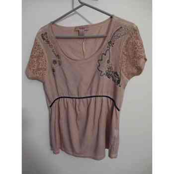 Vêtements Femme T-shirts manches courtes Linea Tesini Tee shirt / blouse Rose