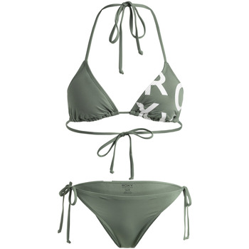 Vêtements Fille Maillots de bain 2 pièces Roxy Beach Classics Tie Side Vert