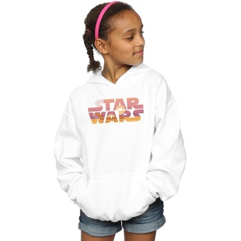 Vêtements Fille Sweats Disney Tatooine Suns Logo Blanc