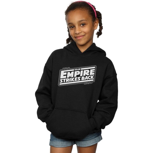 Vêtements Fille Sweats Disney The Empire Strikes Back Logo Noir