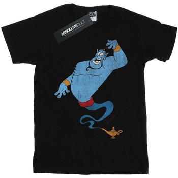 Vêtements Fille T-shirts manches longues Disney Aladdin Classic Genie Noir