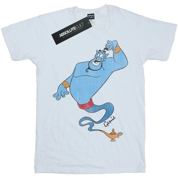 Vêtements Fille T-shirts manches longues Disney Aladdin Classic Genie Blanc