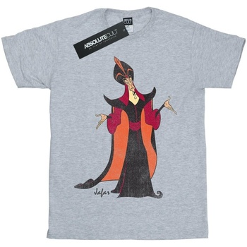 Vêtements Fille T-shirts manches longues Disney Aladdin Classic Jafar Gris