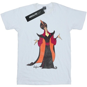Vêtements Fille T-shirts manches longues Disney Aladdin Classic Jafar Blanc