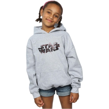 Vêtements Fille Sweats Disney The Last Jedi Spray Logo Gris