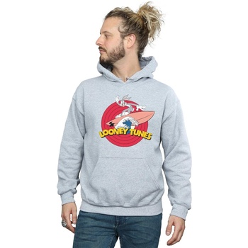 Vêtements Homme Sweats Dessins Animés Bugs Bunny Surfing Gris