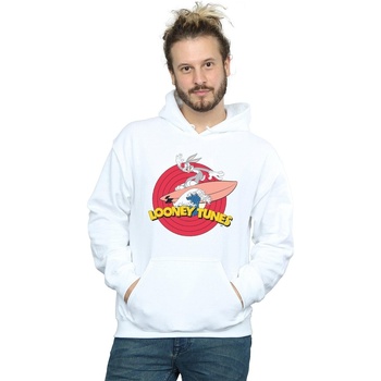 Vêtements Homme Sweats Dessins Animés Bugs Bunny Surfing Blanc