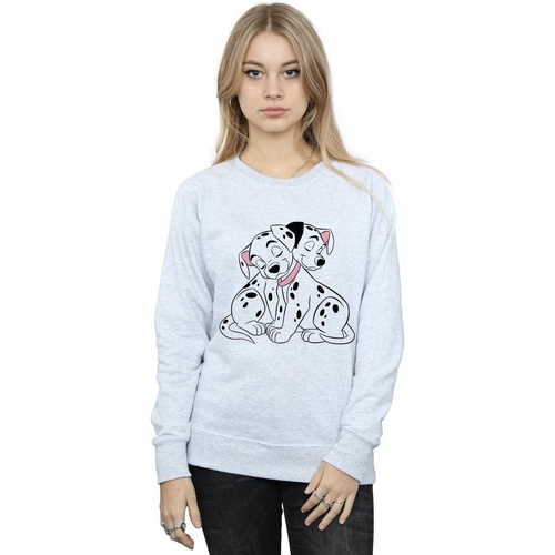 Vêtements Femme Sweats Disney 101 Dalmatians Puppy Love Gris