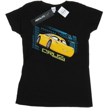 Vêtements Femme T-shirts manches longues Disney Cars Cruz Ramirez Noir