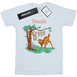 Vêtements Fille T-shirts manches longues Disney Bambi Tilted Up Blanc