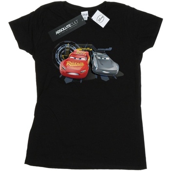 Vêtements Femme T-shirts manches longues Disney Cars Lightning Vs Storm Noir