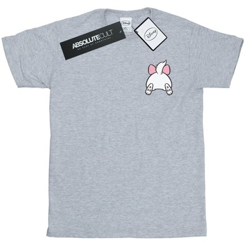 Vêtements Fille Fila Boldface Jacquard-T-Shirt mit Logo in Weiß Disney  Gris