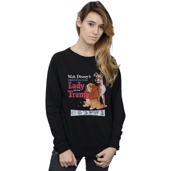 Vêtements Femme Sweats Disney Lady And The Tramp Distressed Classic Poster Noir