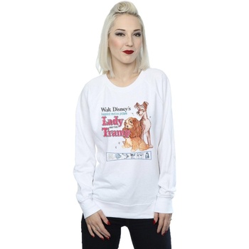 Vêtements Femme Sweats Disney Lady And The Tramp Distressed Classic Poster Blanc