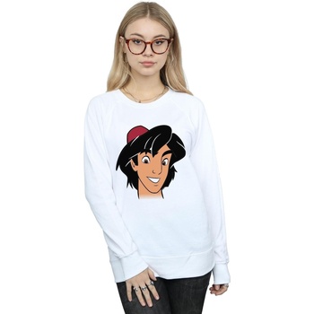Vêtements Femme Sweats Disney Aladdin Headshot Blanc