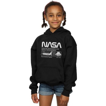 Vêtements Fille Sweats Nasa Classic Space Shuttle Noir