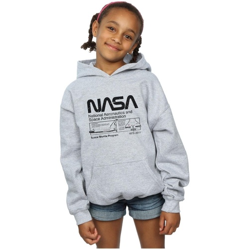 Vêtements Fille Sweats Nasa Classic Space Shuttle Gris