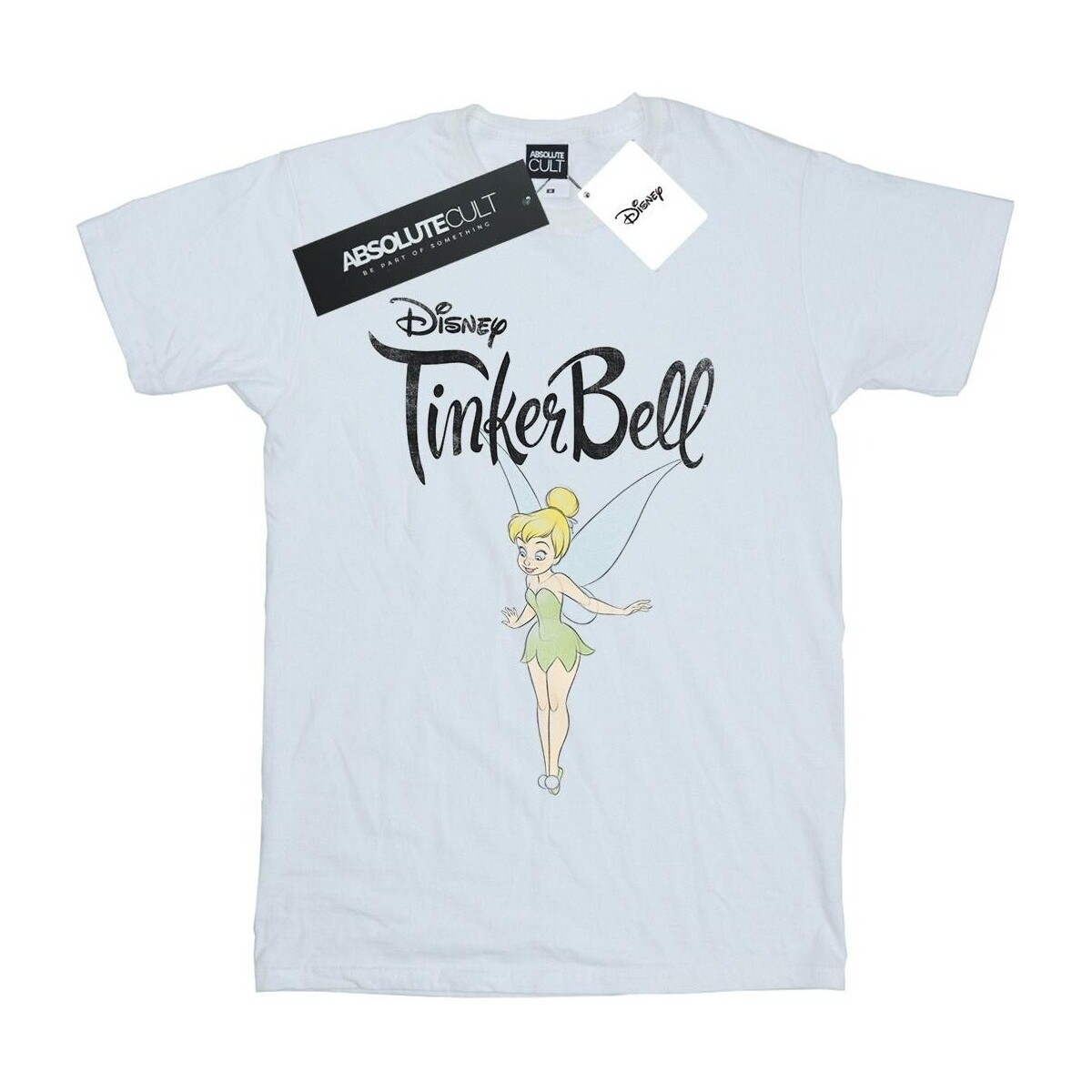 Vêtements Fille T-shirts manches longues Disney Tinker Bell Flying Tink Blanc